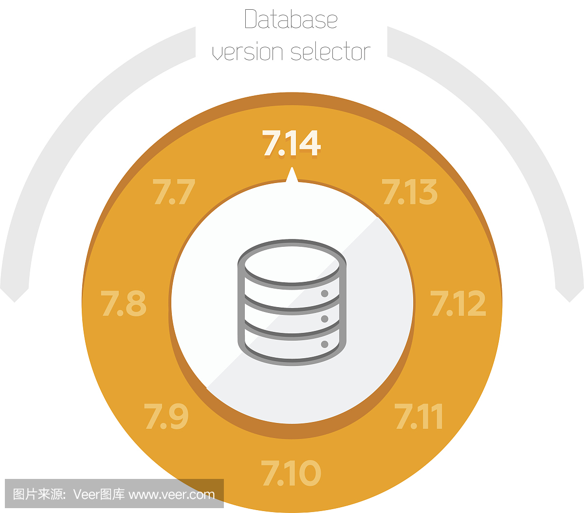 数据库版本选择器
